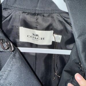 Coach Elegant Black Outerwear